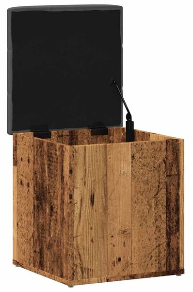 Tárolópad antik fa 42 x 42 x 45 cm szerelt fa