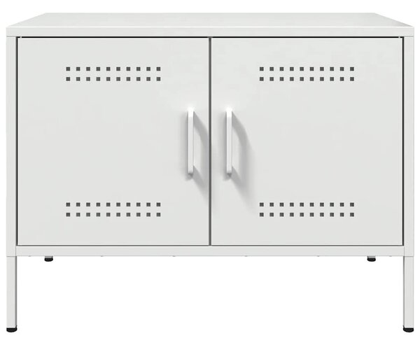 Fehér acél TV-szekrény 68 x 39 x 50,5 cm