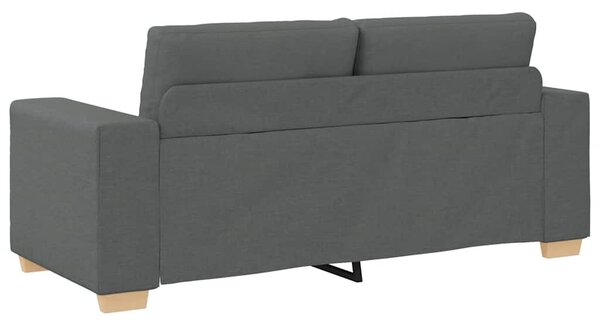 Sötétszürke szövet loveseat kanapé 180x77x82 cm