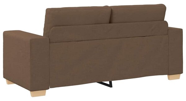 Barna szövet loveseat kanapé 180x77x82 cm