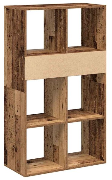 Könyvszekrény antik fa 66x31x112 cm szerelt fa