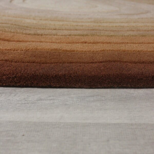 Téglavörös gyapjú szőnyeg 160x230 cm Puddle Ombre Wool – Flair Rugs