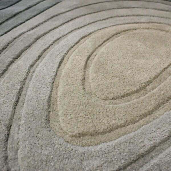 Kék gyapjú szőnyeg 160x230 cm Puddle Ombre Wool – Flair Rugs