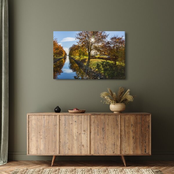 Vízi csatorna képe (90x60 cm)