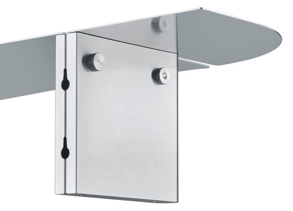 Matt ezüstszínű rozsdamentes acél fali polc 80 cm Oru – Blomus