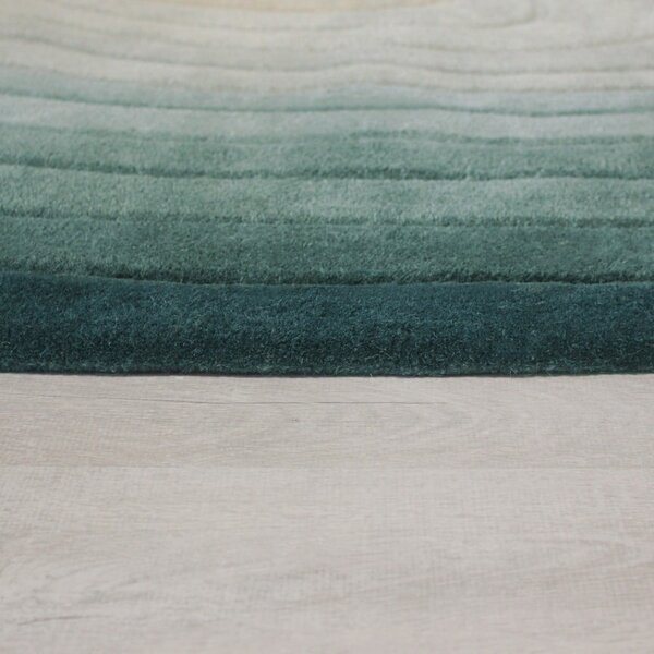 Kék gyapjú szőnyeg 160x230 cm Puddle Ombre Wool – Flair Rugs