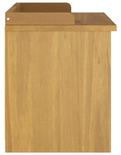SANDNES tömör fenyőfa előszobapad 87x40x50 cm