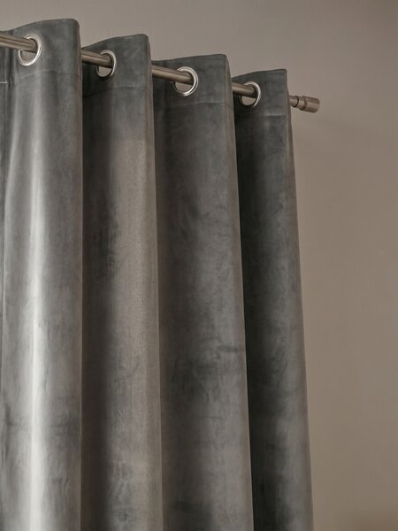 Sinsay - Bársony függöny - sötétszürke