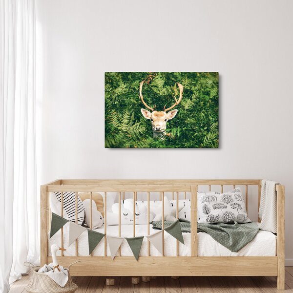 Kép - őz fej részlete (90x60 cm)
