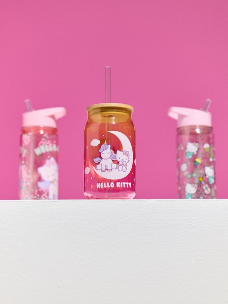 Sinsay - Többször használható pohár szívószállal Hello Kitty - többszínű