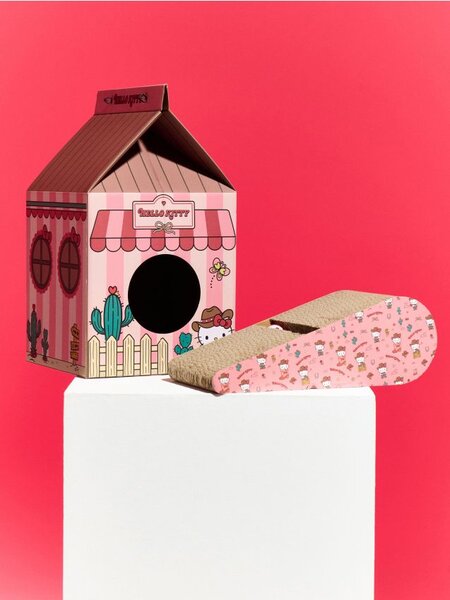 Sinsay - Karton macskaház Hello Kitty - rózsaszín