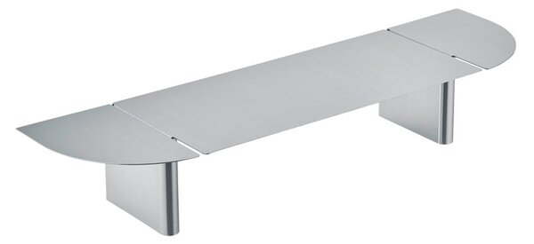 Matt ezüstszínű rozsdamentes acél fali polc 80 cm Oru – Blomus