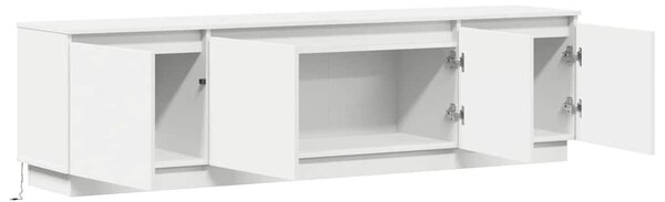 TV szekrény 180 x 38 x 49 cm Fehér Szerelt Fa
