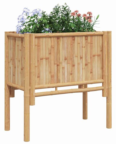 Emelt Ágy Barna 70 x 35 x 70 cm bambusz
