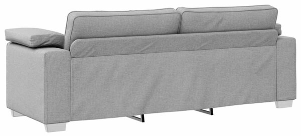 3-Fős kanapé Felhőszürke 220 cm szövet