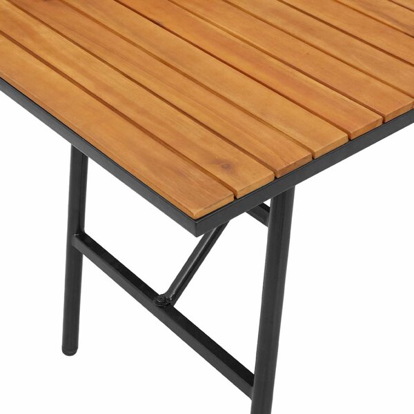 Étkezőasztal Barna 110 x 55 x 61,5 cm Tömör Akácfa