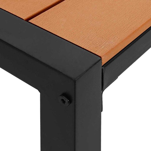 Kerti pad Barna 100 x 28 x 45 cm Acél