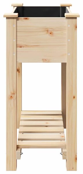 Kerti cserép Bézs 71 x 37 x 76,5 cm Szilárd fenyőfa