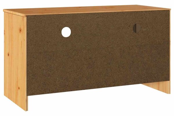 TV szekrény Drammen Tölgy színű 99 x 43 x 55 cm Tömör fenyőfa