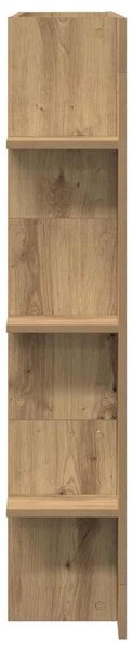 TV szekrény 152 x 22 x 113 cm kézműves tölgy Szerelt fa