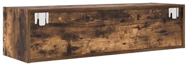 TV szekrény 100 x 31 x 25,5 cm Füstölt tölgy Szerelt fa
