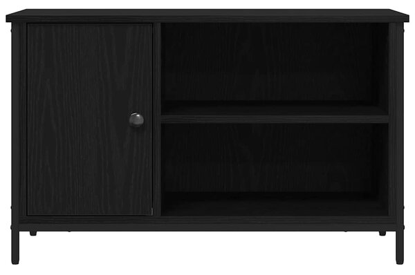 TV szekrény Musta tammi 80 x 40 x 50 cm Faanyag