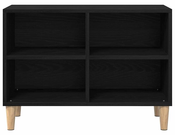 TV szekrény 69,5 x 30 x 50 cm Fekete tölgy Szerelt Fa