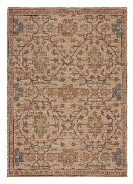 Natúr színű kézi szövésű jutakeverék szőnyeg 120x170 cm Celine Jute Global – Flair Rugs