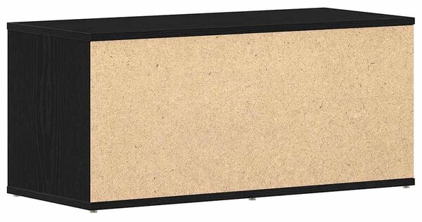 TV szekrény 80 x 34 x 36 cm Fekete tölgy Szerelt Fa