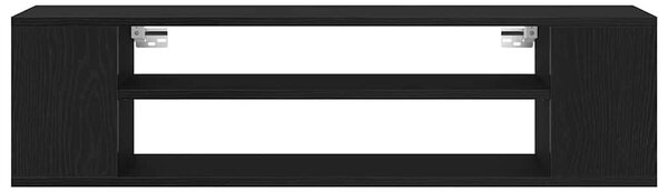 TV szekrény 100 x 30 x 26,5 cm Fekete tölgy Szerelt Fa