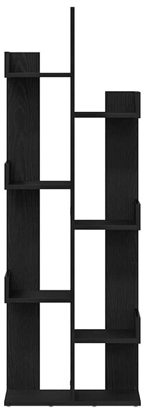 Könyvszekrény Fekete tölgy 48 x 25,5 x 140 cm Faanyag