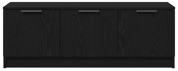 TV szekrény 102 x 35 x 36,5 cm Fekete tölgy Szerelt Fa
