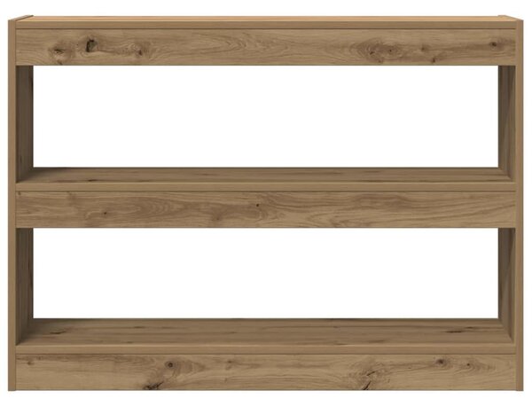 Könyvszekrény 2 szintes 100 x 30 x 72 cm Szerelt Fa