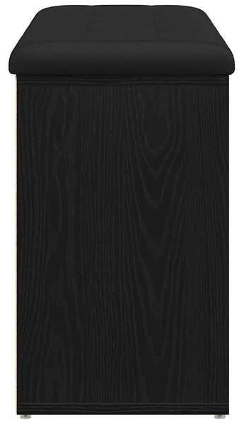Cipőpad Fekete 82 x 32 x 50 cm Szerelt Fa