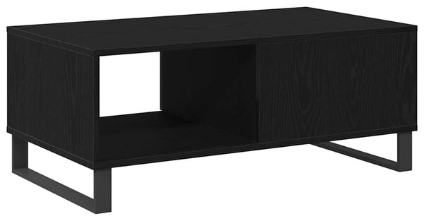 Dohányzóasztal fiókkal Fekete tölgy 90 x 50 x 36,5 cm Faanyag