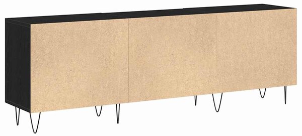 TV szekrény garnitúra 150 x 30 x 50 cm Fekete tölgy Szerelt Fa