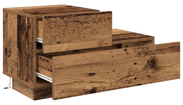 Éjjeliszekrény Öreg fa 70 x 36 x 40,5 cm Szerelt Fa