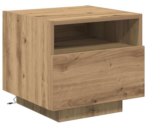 Éjjeliszekrény 2 db Artisan tölgy 40 x 39 x 37 cm Szerelt Fa