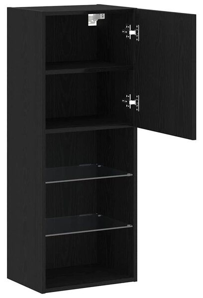 TV szekrény garnitúra 40,5 x 30 x 102 cm Fekete tölgy