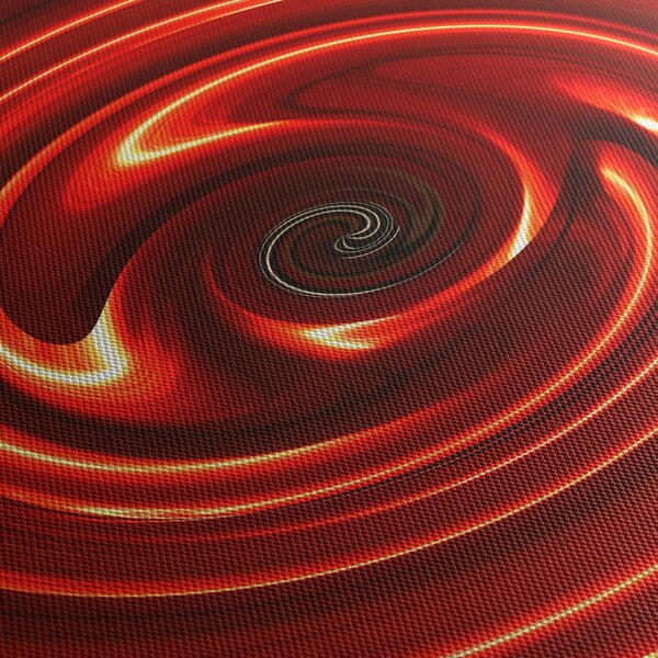 Absztrakt kép - piros spirál (150x105 cm)
