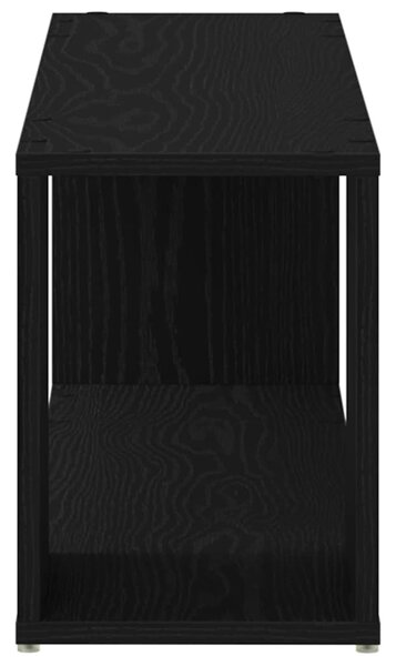 TV szekrény garnitúra 100 x 24 x 63 cm Fekete Szerelt Fa