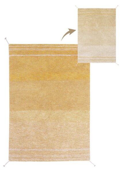 Okkersárga pamut szőnyeg 170x240 cm Twin Amber – Lorena Canals