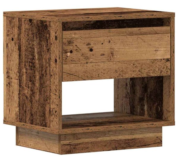 Éjjeliszekrény 2 db Öreg fa 45 x 34 x 44 cm Szerelt Fa