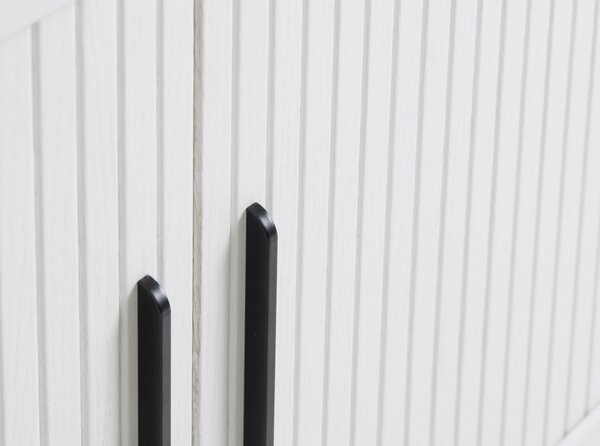 Fehér TV-állvány 120x56x40 cm Nola – Unique Furniture