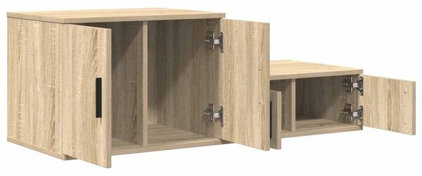 Tárolószekrény 2 db Sonoma tölgy 103 x 41 x 40 cm Szerelt Fa