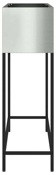 Magas Kerti Cserép Ezüst 100 x 26 x 82 cm Horganyzott acél
