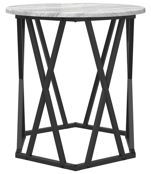 Dohányzóasztal 2 db Szürke Sonoma 50 x 50 x 50 cm