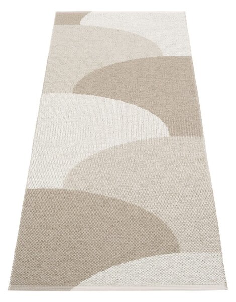 Bézs kültéri-beltéri futószőnyeg 70x180 cm Hill Dark Linen – Pappelina