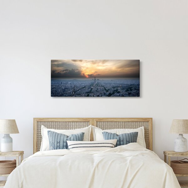 Kép - Párizs magasból (120x50 cm)