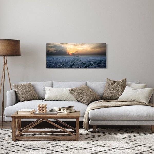 Kép - Párizs magasból (120x50 cm)